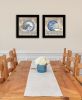 Black  "The Farmhouse Blues Collection" 2 pc By Linda Spivey