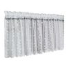 Vine Flower Lace Embroidery Half Curtain Sheer Valance,59x15
