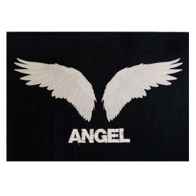 Black Angel Wing Backdrop Wall Hanging Tapestry , 59" x 43"