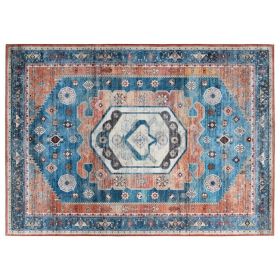 Distressed Non-Shedding Vintage Indoor Area Rug, 5' x 7'