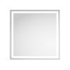 LED Vanity Mirror w/ Back Light, Anti-Fog Memory , 48"x48"