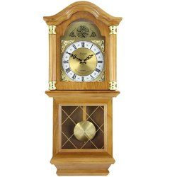 Golden Oak Bedford Clock Collection Classic 26" Wall Clock
