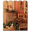 Wood Picket Fence "Vintage Skates" by Anthony Smith, Wall Art