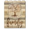 Wood Picket Fence"Circle of Strength" by Marla Rae