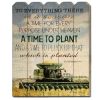 Wood Picket Fence "Time to Plant" by Cindy Jacobs