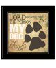 Black Framed "My Dog" by Marla Rae, Ready to Hang