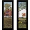 Black Framed Trendy Decor 4U "Country Barns", by Billy Jacobs