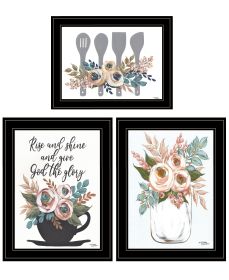 Black frame "Rise & Shine Kitchen Collection" by Michele Norman