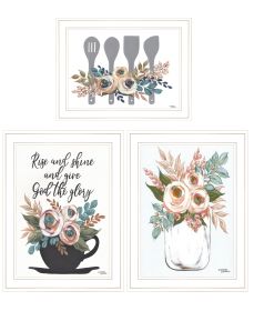 White frame "Rise & Shine Kitchen Collection", Michele Norman