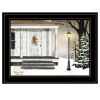 Black Framed "Peace on Earth" by Billy Jacobs, Ready to Hang