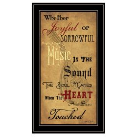 Black Framed "Sound of the Soul" by Billy Jacobs
