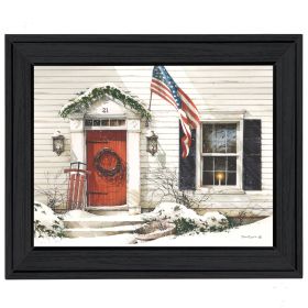Black Framed "Main Street" By John Rossini, Printed Wall Art