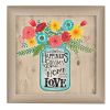 Beige Framed "Home Filled with Love" By Deb Strain