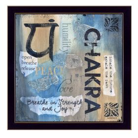 Black Framed "Yoga Series - Chakra" By Debbie DeWitt