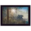 Black Framed "Shadow in the Mist" By Jim Hansen