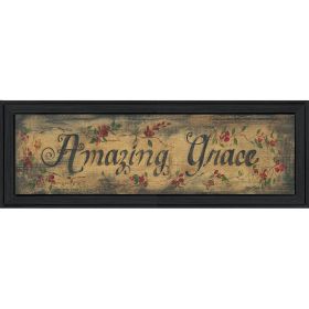 Black Framed "Amazing Grace" By Gail Eads, Printed Wall Art