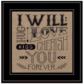 Black Framed "Forever" by Deb Strain
