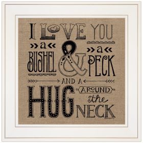 White Frame "Hugs Around the Neck" by Deb Strain