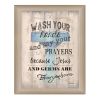 Beige Framed "Wash your Hands" By Debbie DeWitt