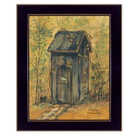 Black Framed "Thinking Room" By Gail Eads, Printed Wall Art