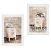 White Frame Trendy Decor 4U "Laundry Room", by Lori Deiter