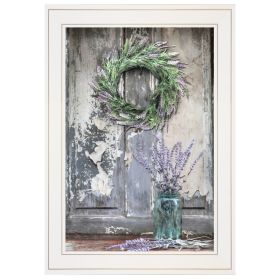 White Framed "Sweet Memories" by Lori Deiter, Ready to Hang