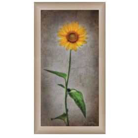 Beige Framed "Sunflower I" By Lori Deiter, Printed Wall Art