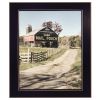 Black Framed "Mail Pouch Barn" by Lori Deiter, Ready to Hang