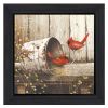 Black Framed "Playing Around" By John Rossini, Ready To Hang