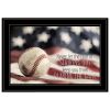 Black Framed "Baseball - Playing the Game" by Lori Deiter