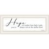White Frame "Hope" by Lori Deiter, Ready to Hang Framed print