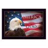 Black Framed "One Nation Under God - Flag" By Lori Deiter