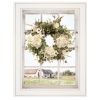 White Framed Trendy Decor 4U "Pleasant View" , by Lori Deiter