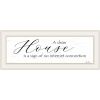 White Framed Print, "A Clean House" by Lori Deiter