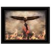 Black Framed "Blaze of Glory" by Lori Deiter