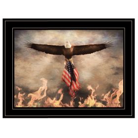 Black Framed "Blaze of Glory" by Lori Deiter