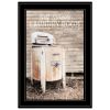 Black Framed "Laundry Room" by Lori Deiter
