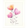 White Framed "Grow Through It" by Kait Roberts, Ready to Hang