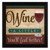 Black Framed "You'll Feel Better" By Mollie B., Ready To Hang