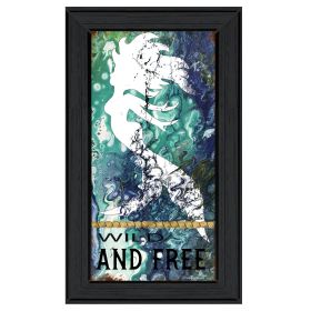 Black Framed "Wild and Free" by Cindy Jacobs, Ready to Hang