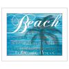 White Framed "Beach - Take Me There" By Cindy Jacobs