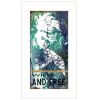 White Framed "Wild and Free" by Cindy Jacobs, Ready to Hang