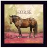 Black Framed "Henry the Horse" by Bonnie Mohr