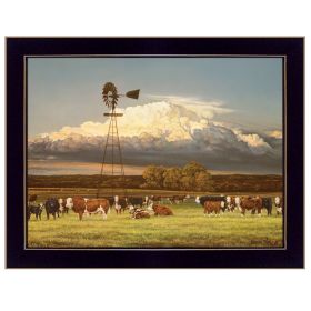 Black Framed "Summer Pastures" by Bonnie Mohr
