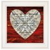 White Framed "Love is Patient" by Cindy Jacobs, Ready to Hang