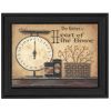 Black Framed "Heart of the Home" By Pam Britton