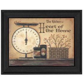 Black Framed "Heart of the Home" By Pam Britton