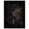 Black Framed "Motor Bike Patent" by Cloverfield & Co