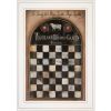 White Framed "Woolsey Board Game" by Pam Britton