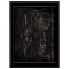 Black Framed "Airplane Patent II" by Cloverfield & Co.